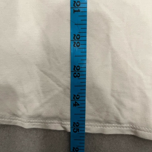 ❤️2/$30❤️[S/M]Cielo Blu Women's White V-Neck Flare Blouse Bell Sleeve - Picture 5 of 6